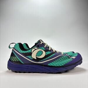 Pearl Izumi EM Trail M2 Purple Green Running Shoes 16215015-4UF Women's Size 8.5